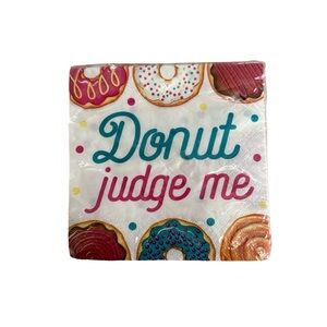 Donut Judge Me Napkins 36 pack
